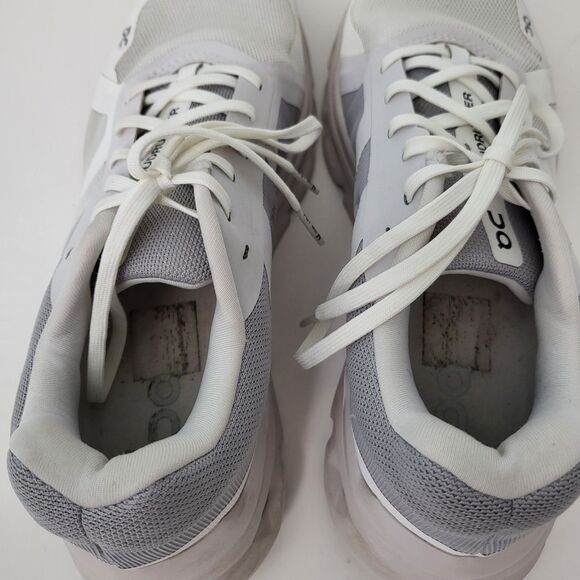 ON Cloudrunner Shoes Womens 8.5 Gray White Running Sneakers Athletic Comfort - Picture 5 of 10